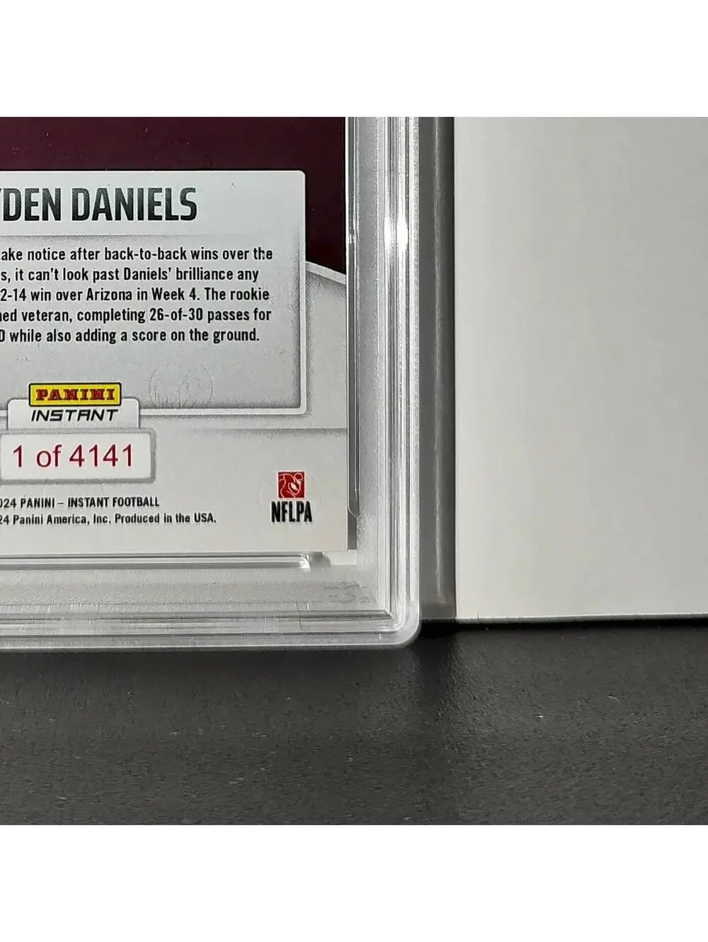 Jayden Daniels Rookie 2024 Panini Instant NFL #62 PSA 10 Gem Mint